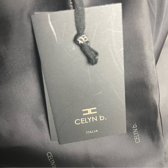 Celyn b. NEW Black Crop Jacket / Blazer Made in Italy Size 44 (Small) - Picture 9 of 12